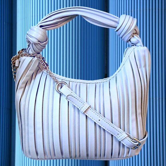 Urban Expressions🆕️Pleated Hobo Silhouette Bag - Picture 12 of 16